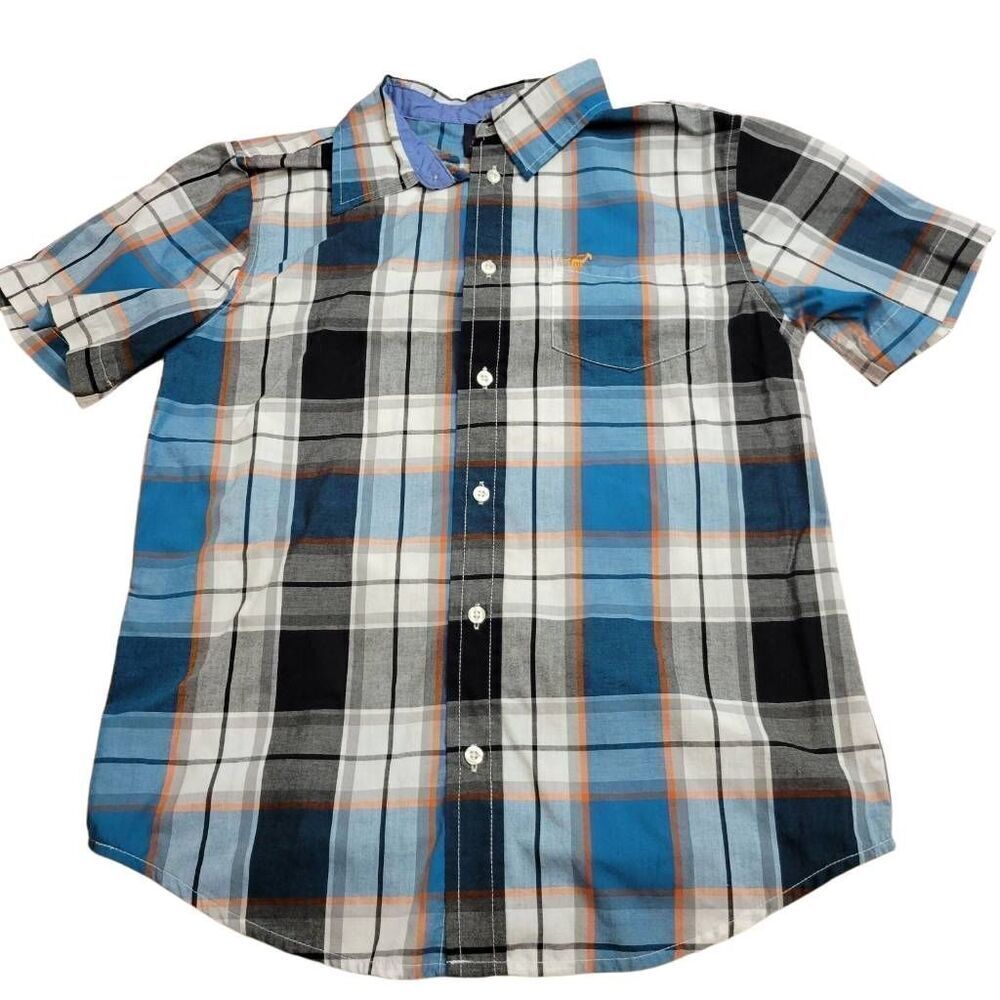 Wrangler plaid buttondown shirt XL 14/16